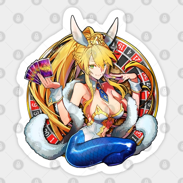 fate grand order - Artoria Pendragon Bunny Ruler Sticker by xEmiya